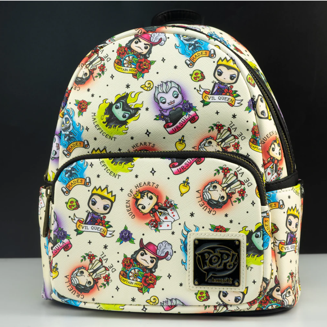 Disney villains top backpack loungefly