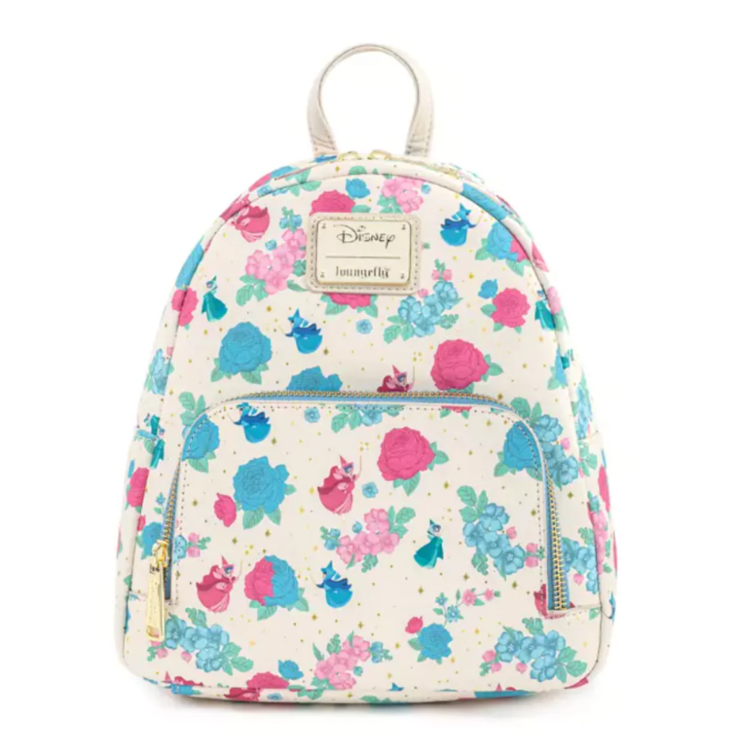 Disney Loungefly Sleeping Beauty Fairy Godmother Mini Backpack Titan Pops