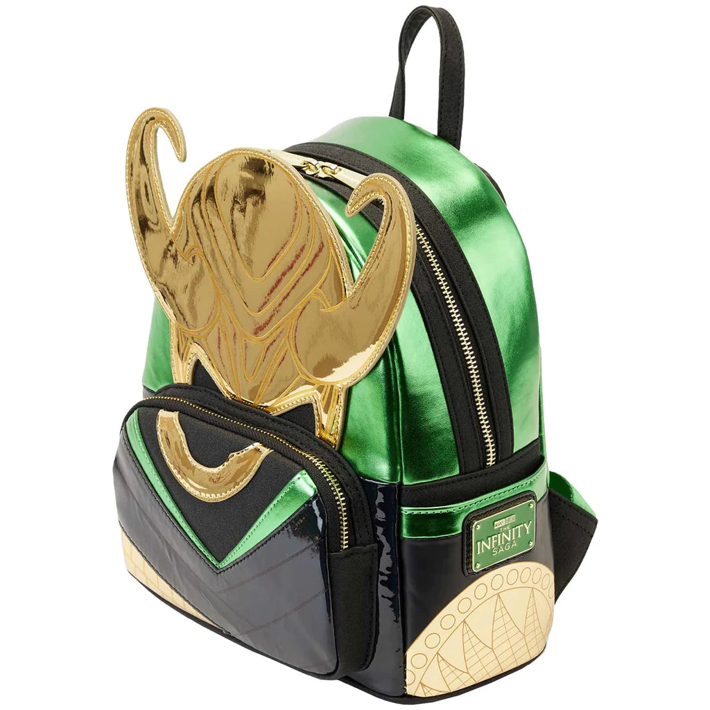 Disney Loungefly Metallic Loki Mini Backpack Titan Pops