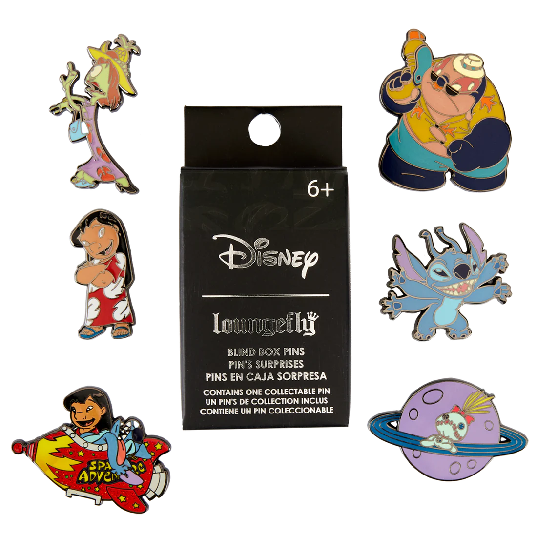 Disney Lilo & Stitch Space Adventure Loungefly Blind Box Enamel