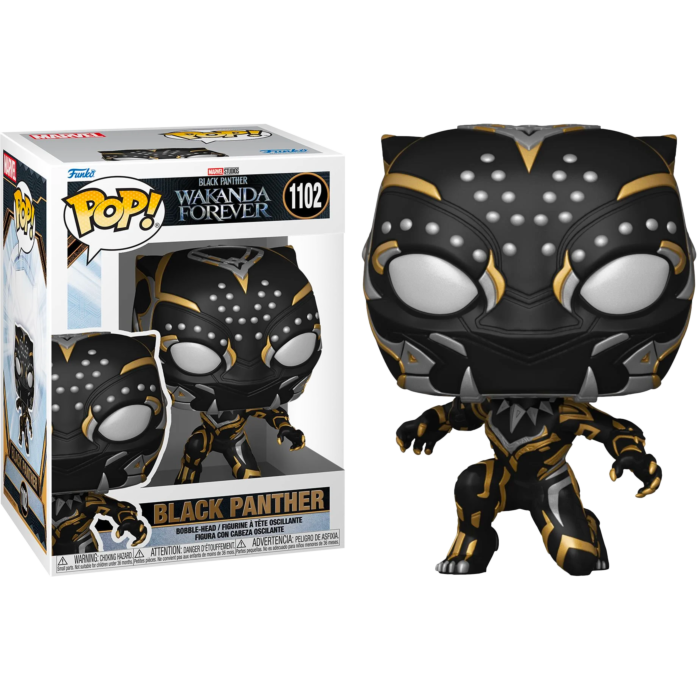 Marvel Black Panther Wakanda Forever Black Panther Funko Pop