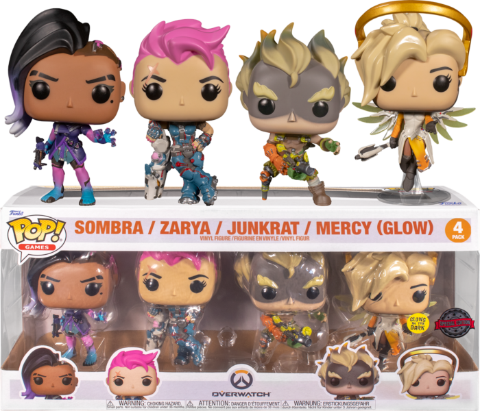 Overwatch Pack GITD Funko Pop Set – Titan Pops