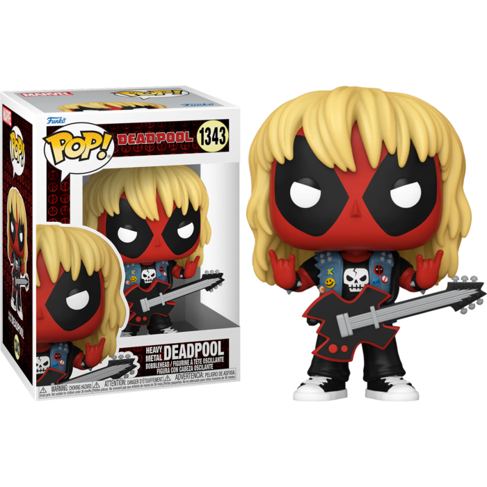 Marvel Heavy Metal Deadpool Funko Pop #1343 – Titan Pops
