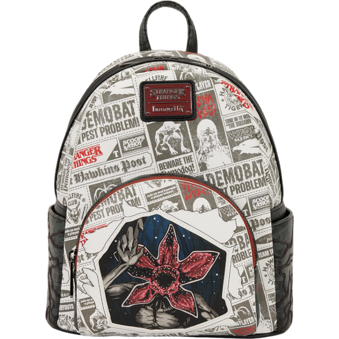 demogorgon mini backpack Stranger Things Series 5 Demogorgon Loungefly Mini Backpack – Titan Pops