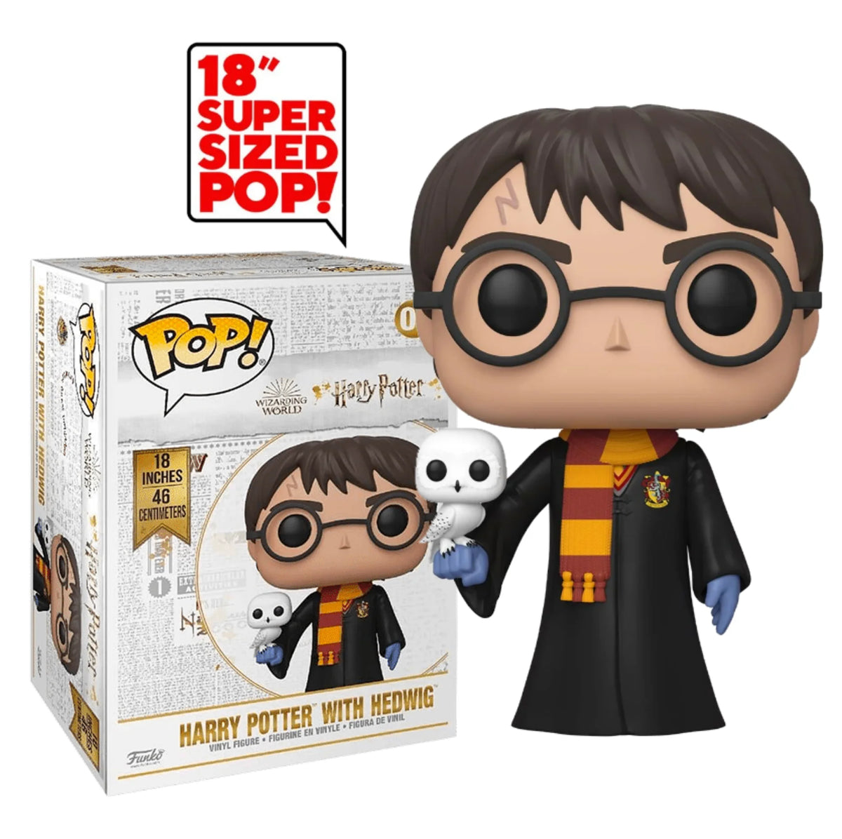Harry Potter with Hedwig 18 Inch Funko Pop #01