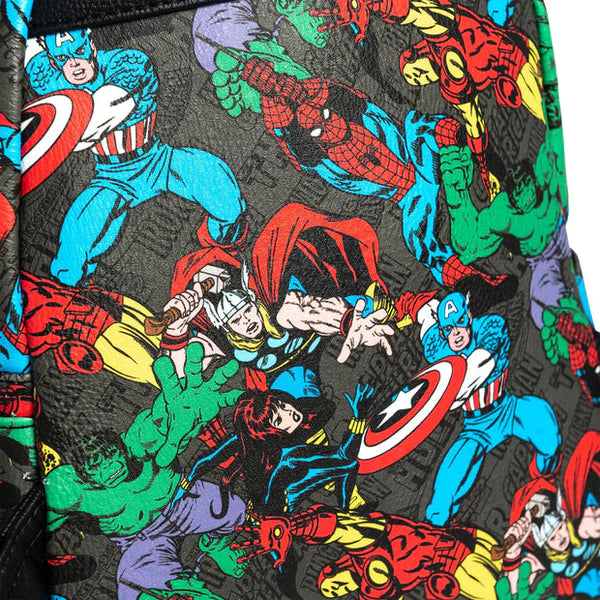 Marvel half print backpack hot sale