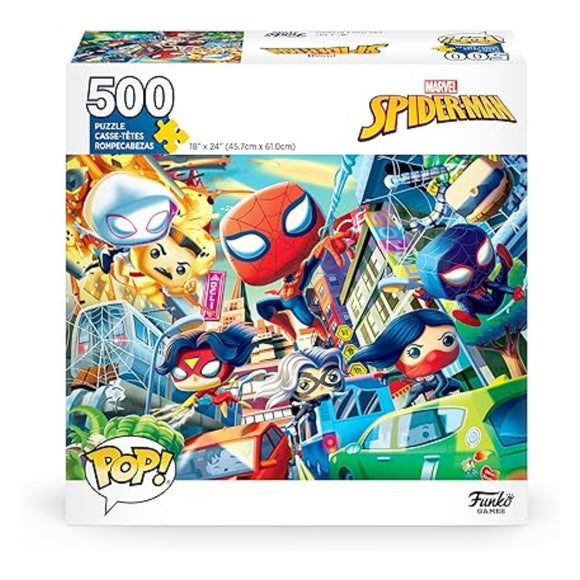 Marvel Spider Man 500 Piece Funko Pop Jigsaw Puzzle