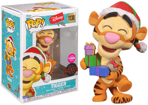 Disney Winnie The Pooh Flocked Tigger Holidays Funko Pop #1130