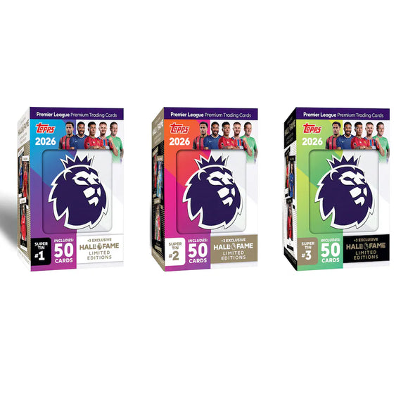 Topps Premier League 2025/26 Debut Edition Super Hall of Fame Tin
