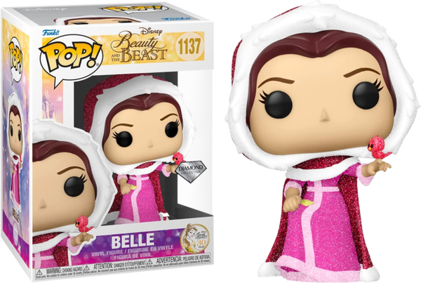 Disney Beauty The Beast Belle With Winter Coat Diamond Collection Fu Titan Pops
