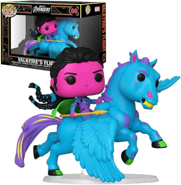 Marvel Avengers Endgame Valkyrie's Flight Black Light Funko Pop #86