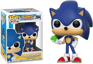 Sonic The Hedgehog with Emerald Funko Pop #284