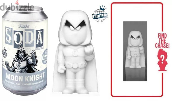 Funko Vinyl Soda: Moon Knight Marvel Con Chase Glow In The Dark - Figura Collezionabile In Lattina, Anteprima PX Esclusiva (20.000 Pezzi)