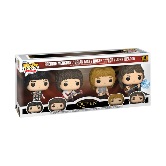 Queen 4 Pack Funko Pops Titan Pops