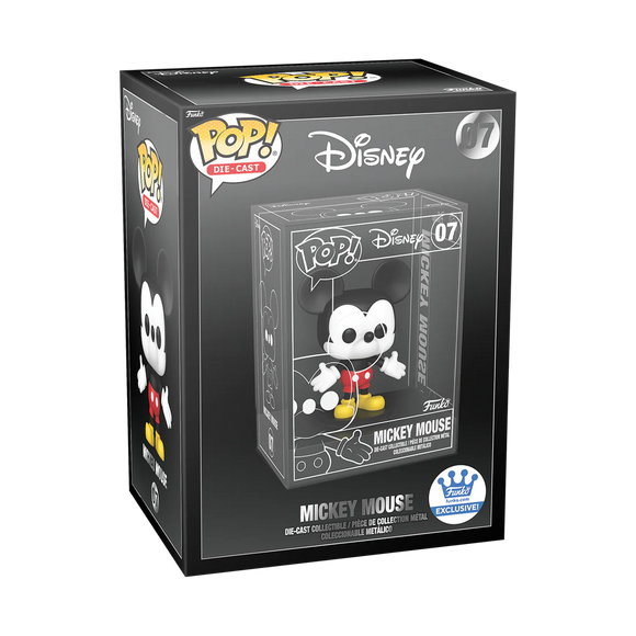 Disney 100 Mickey Mouse Die-Cast Metal Funko Pop w/chance of Chase #07