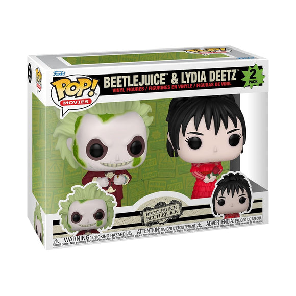Beetlejuice 2 Beetlejuice & Lydia Deetz Funko Pop 2 Pack