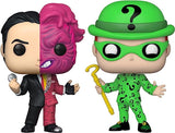 DC Batman Two-Face & The Riddler Two Pack Glow In The Dark Funko Pop