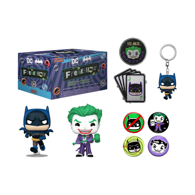 DC Batman & Joker Freakshow Funko Pop Collectors Box