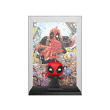 Marvel Deadpool in Black Suit Comic Cover Funko Pop #46