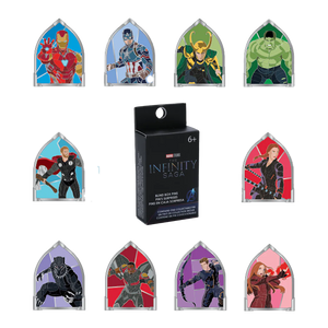 Marvel Avengers The Infinity Saga Stained Glass Loungefly Blind Box Enamel Pin