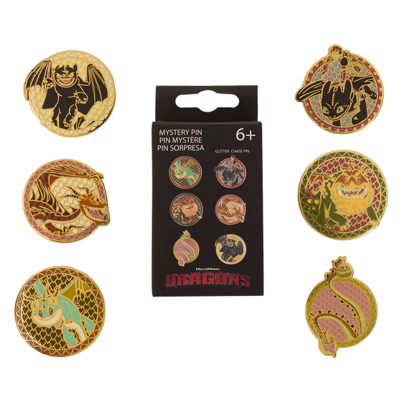 Disney How To Train Your Dragon Loungefly Blind Box Enamel Pin