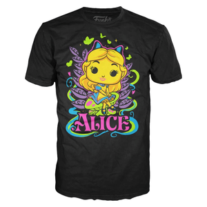 Alice in Wonderland Alice Black Light Tee