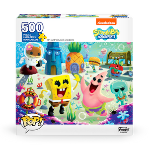 Nickelodeon Spongebob Squarepants 500 Piece Funko Pop Jigsaw Puzzle
