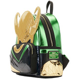Disney Loungefly Metallic Loki Mini Backpack