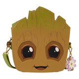Marvel Guardians of the Galaxy Groot Loungefly Quilted Crossbody Bag