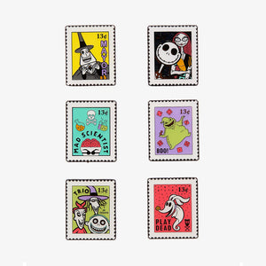 Disney The Nightmare Before Christmas Loungefly Blind Box Enamel Stamp Pin