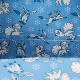 Pokémon Winter Ice Type Glaceon and Alolan Vulpix Loungefly Mini Backpack