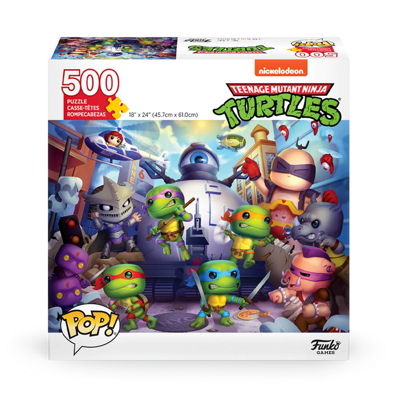 Nickelodeon Teenage Mutant Ninja Turtles 500 Piece Funko Pop Jigsaw Puzzle