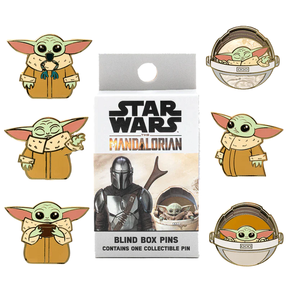 Star Wars The Mandalorian The Child Loungefly Blind Box Enamel Pin