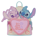 Disney Stitch & Angel Be Mine Loungefly Mini Backpack