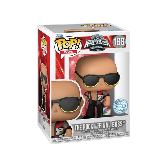 WWE The Rock Final Boss Funko Pop #168