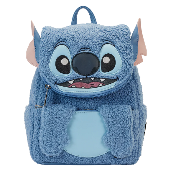 Disney Lilo & Stitch Plush Pocket Loungefly Mini Backpack