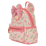 Disney Minnie Mouse Floral Print Loungefly Mini Backpack