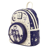 Disney The Nightmare Before Christmas Jack Skellington and Sally Night Sky Loungefly Mini Backpack