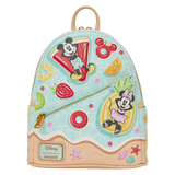 Disney Mickey & Minnie Beach Fun Loungefly Mini Backpack