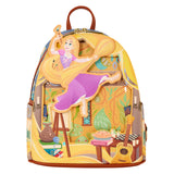 Disney Tangled Rapunzel Glow Pin Trader Mini Backpack