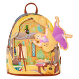Disney Tangled Rapunzel Glow Pin Trader Mini Backpack