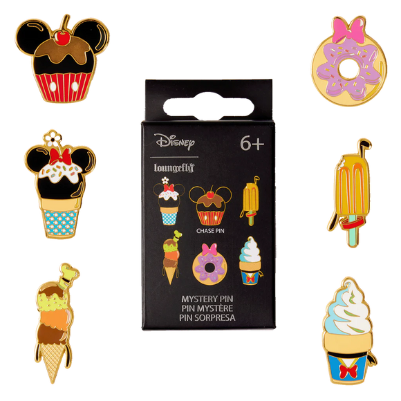 Disney Sensational 6 Surprise Snack Loungefly Blind Box Enamel Pin