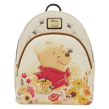 Disney Winnie the Pooh Bees and Flowers Loungefly Mini Backpack