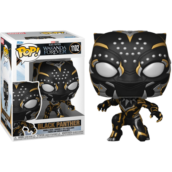 Marvel Black Panther 2 Wakanda Forever Black Panther Funko Pop #1102