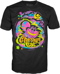 Alice in Wonderland Cheshire Cat Black Light Tee