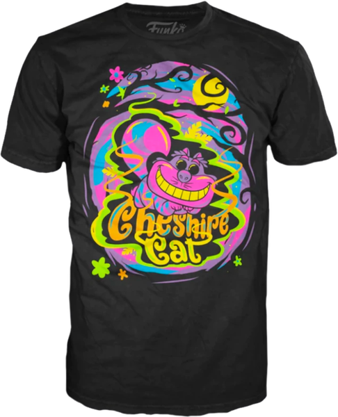 Alice in Wonderland Cheshire Cat Black Light Tee Titan Pops