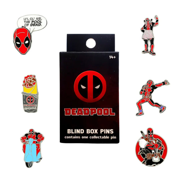 Marvel Deadpool  Loungefly Blind Box Enamel Pin