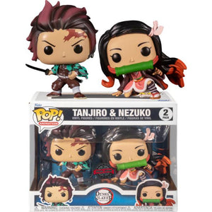 Demon Slayer Tanjiro & Nezuko Funko Pop 2 Pack Set