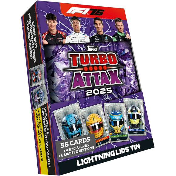 Topps Formula 1 Turbo Attax 2025 Mega Tin Shake Down