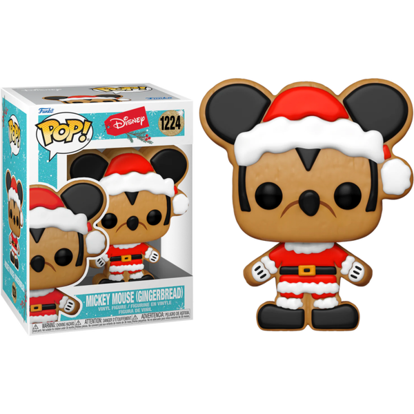 Disney Mickey Mouse Gingerbread Holidays Funko Pop #1224 – Titan Pops